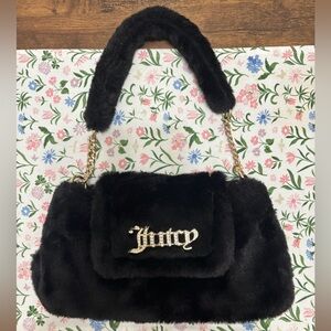 Juicy Couture Mini Fuzzy Shoulder Bag